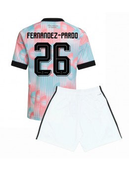 Belgien Matias Fernandez-Pardo #26 Auswärts Trikotsatz für Kinder WM 2026 Kurzarm (+ Kurze Hosen)